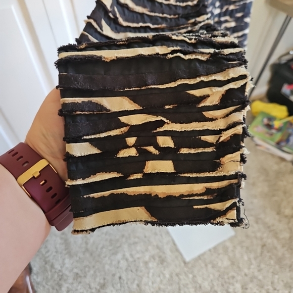 Sara Studio Womens Blazer Top Size M Stripe Button-Up Long Sleeve Vintage - Picture 6 of 8